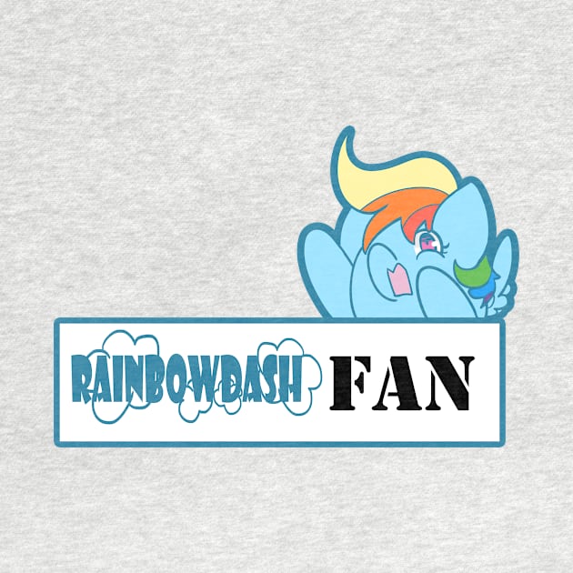 Rainbow Dash Fan Badge by kelsmister